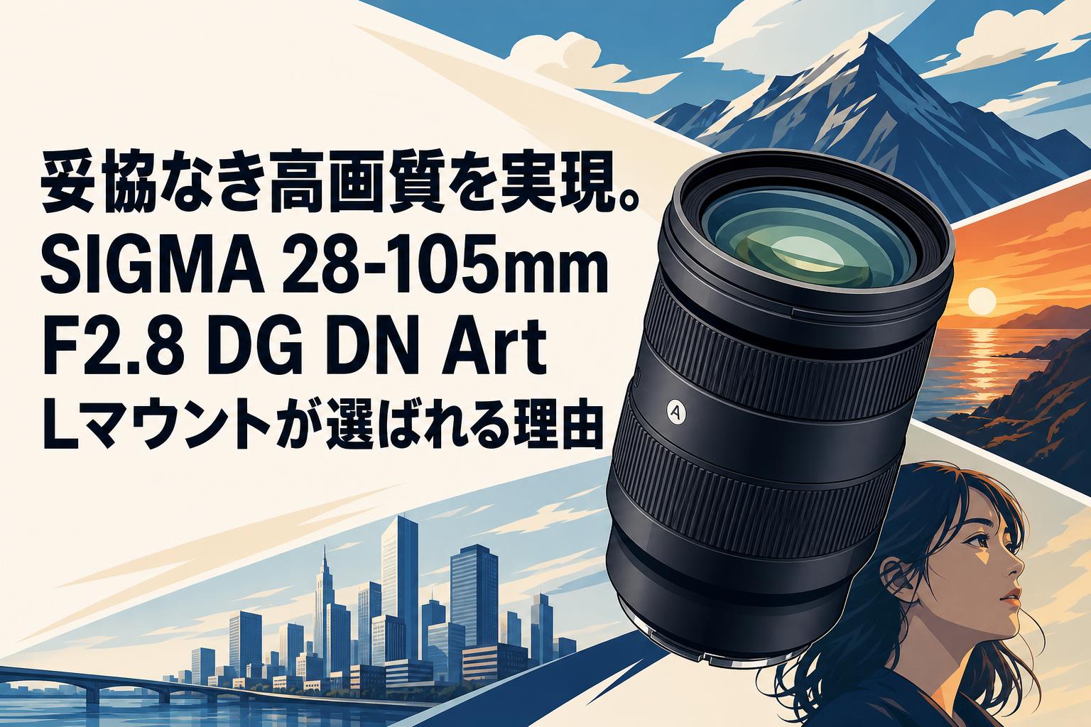 妥協なき高画質を実現。SIGMA 28-105mm F2.8 DG DN Art Lマウントが選ばれる理由