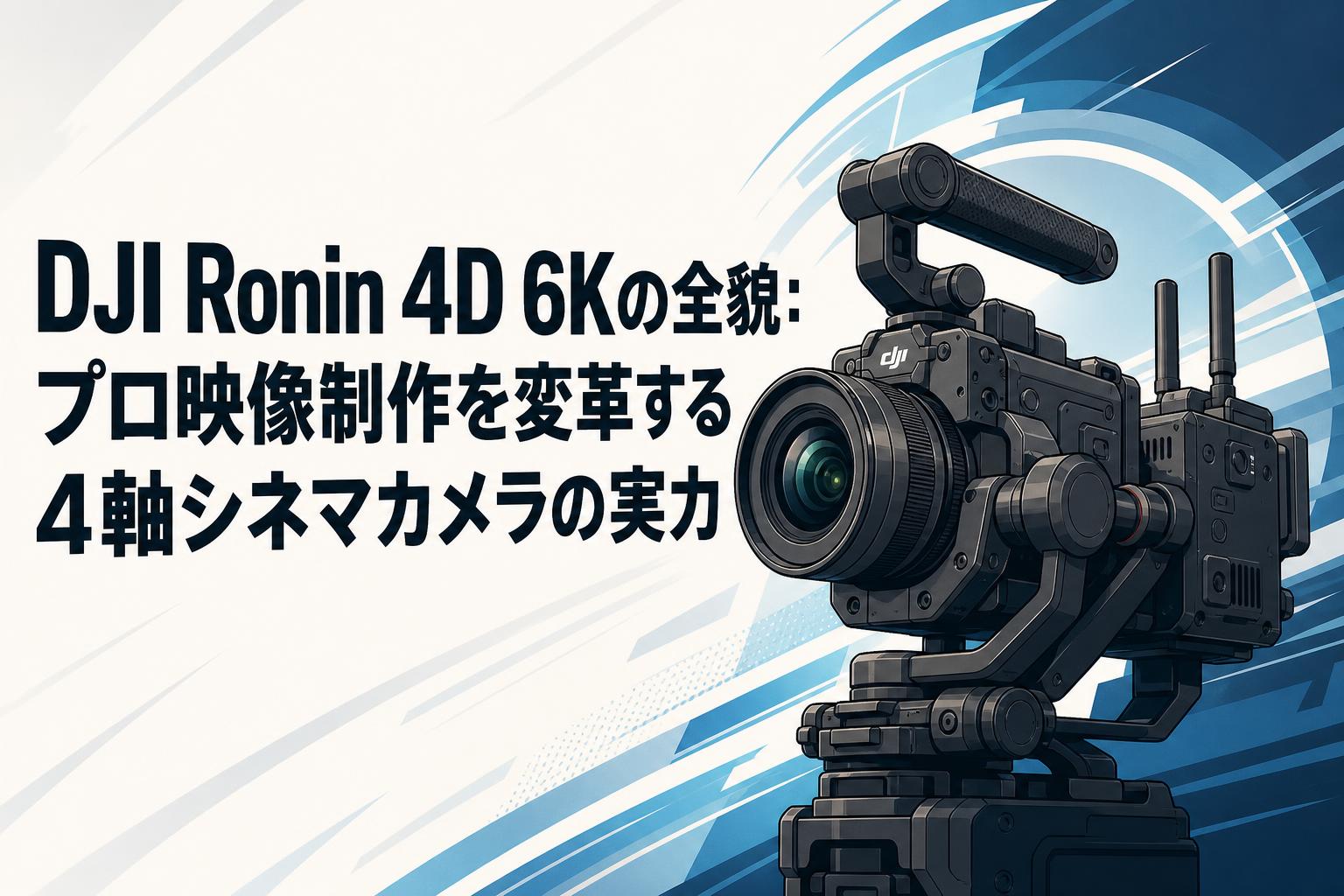 DJI Ronin 4D 6Kの全貌：プロ映像制作を変革する4軸シネマカメラの実力