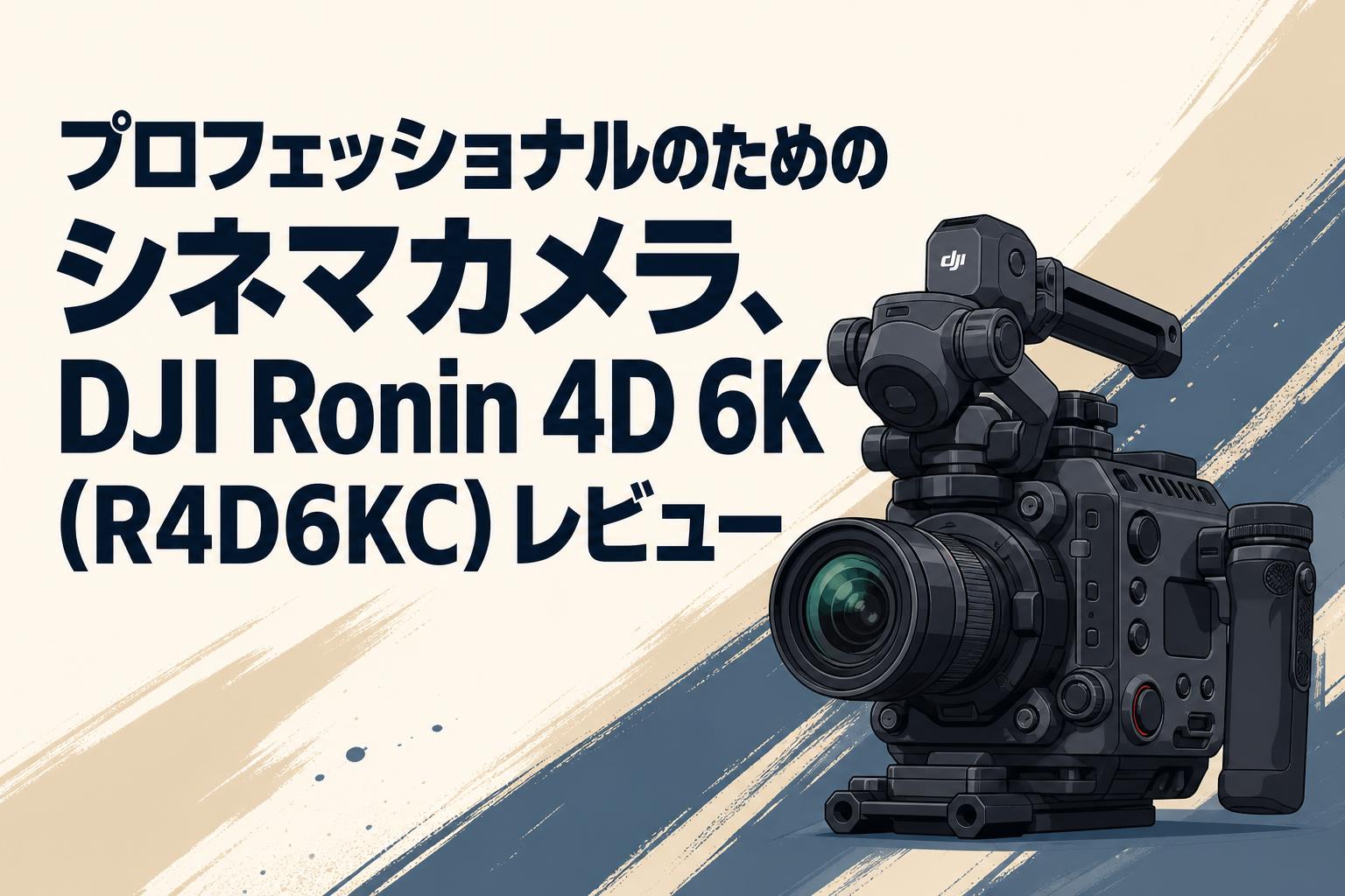 プロフェッショナルのためのシネマカメラ、DJI Ronin 4D 6K (R4D6KC) レビュー