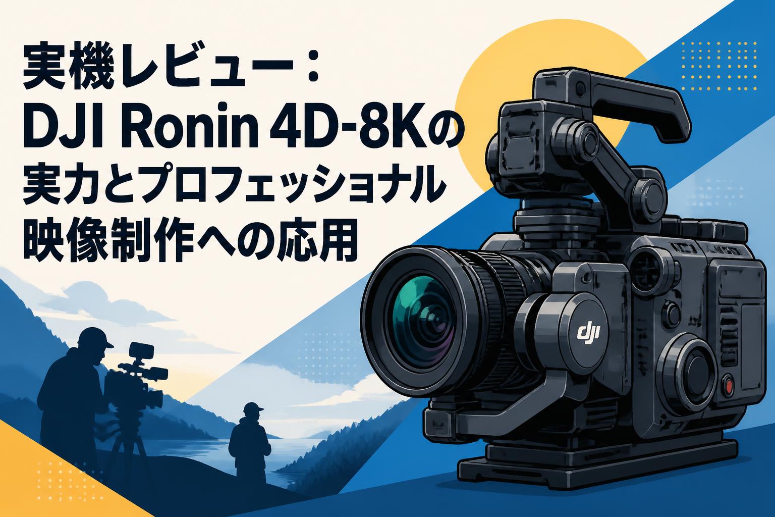 実機レビュー：DJI Ronin 4D-8Kの実力とプロフェッショナル映像制作への応用