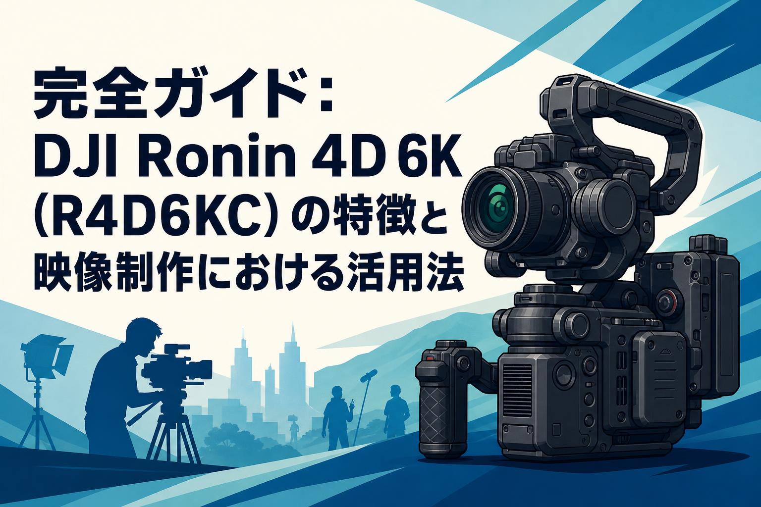 完全ガイド：DJI Ronin 4D 6K (R4D6KC) の特徴と映像制作における活用法