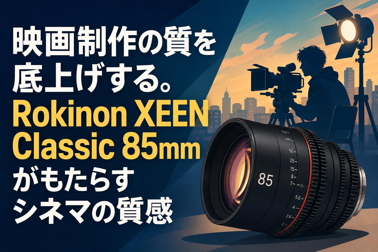 映画制作の質を底上げする。Rokinon XEEN Classic 85mmがもたらすシネマの質感