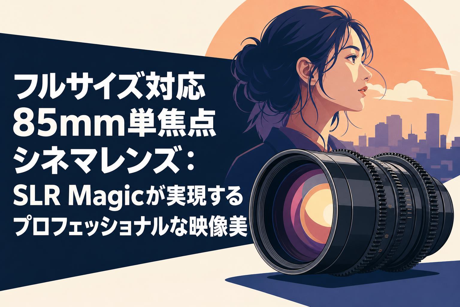 フルサイズ対応85mm単焦点シネマレンズ：SLR Magicが実現するプロフェッショナルな映像美