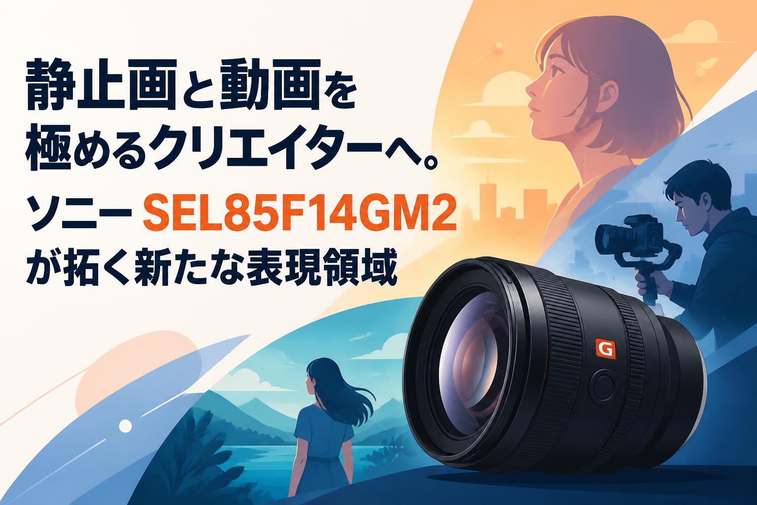 静止画と動画を極めるクリエイターへ。ソニー SEL85F14GM2が拓く新たな表現領域