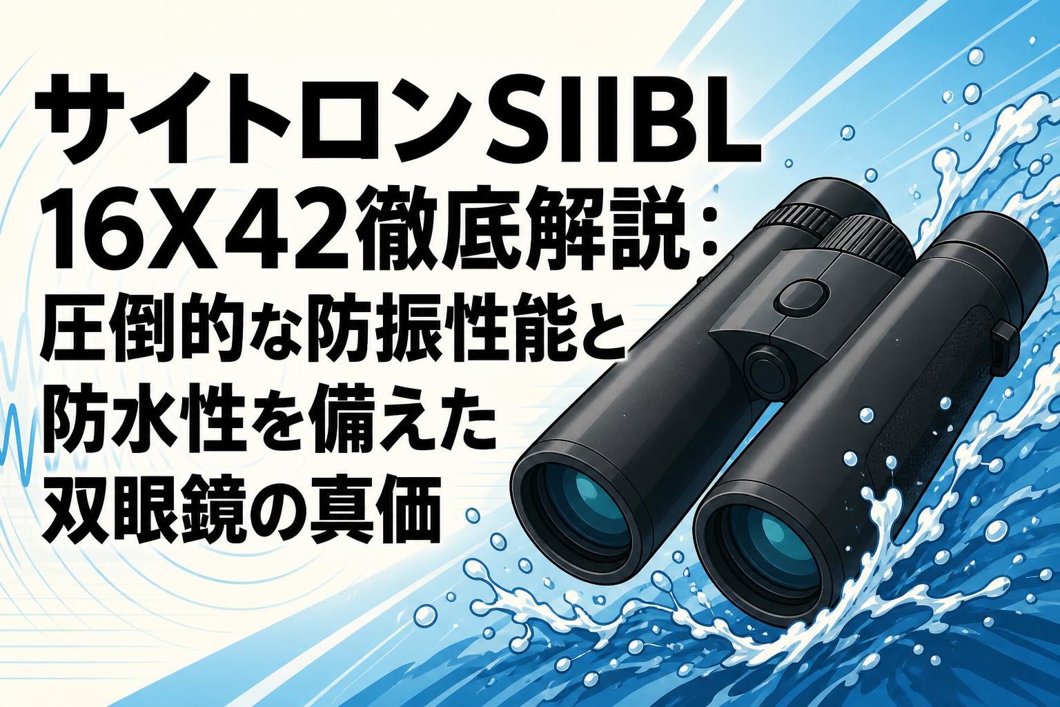 サイトロンSIIBL 16X42徹底解説：圧倒的な防振性能と防水性を備えた双眼鏡の真価