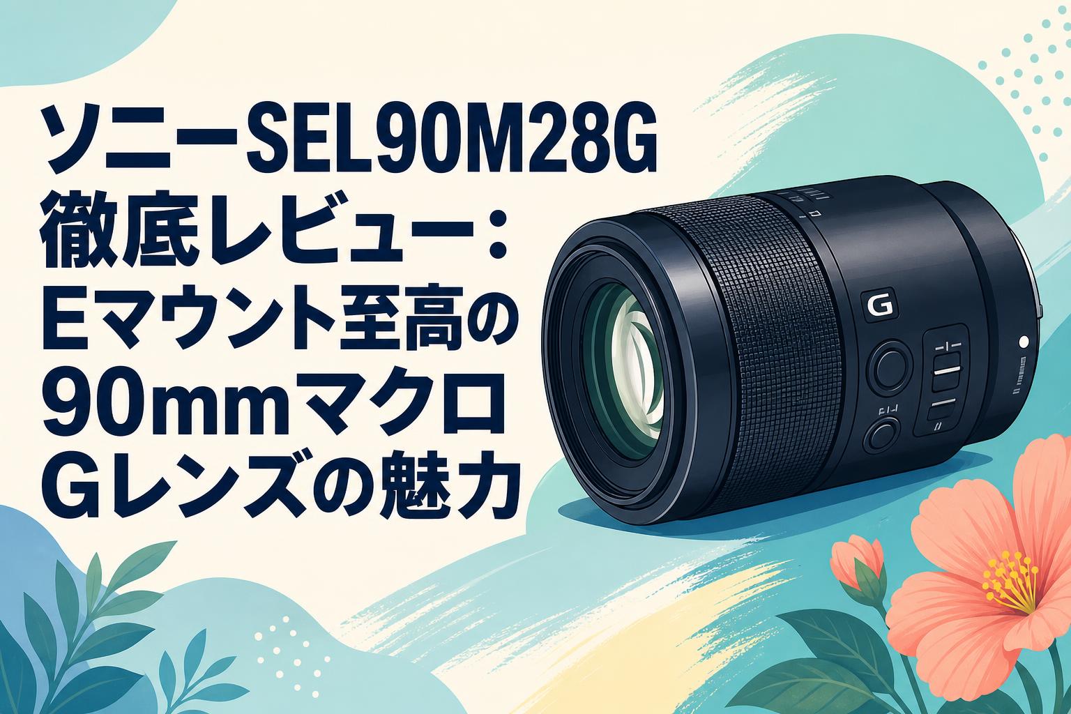 ソニーSEL90M28G徹底レビュー：Eマウント至高の90mmマクロGレンズの魅力