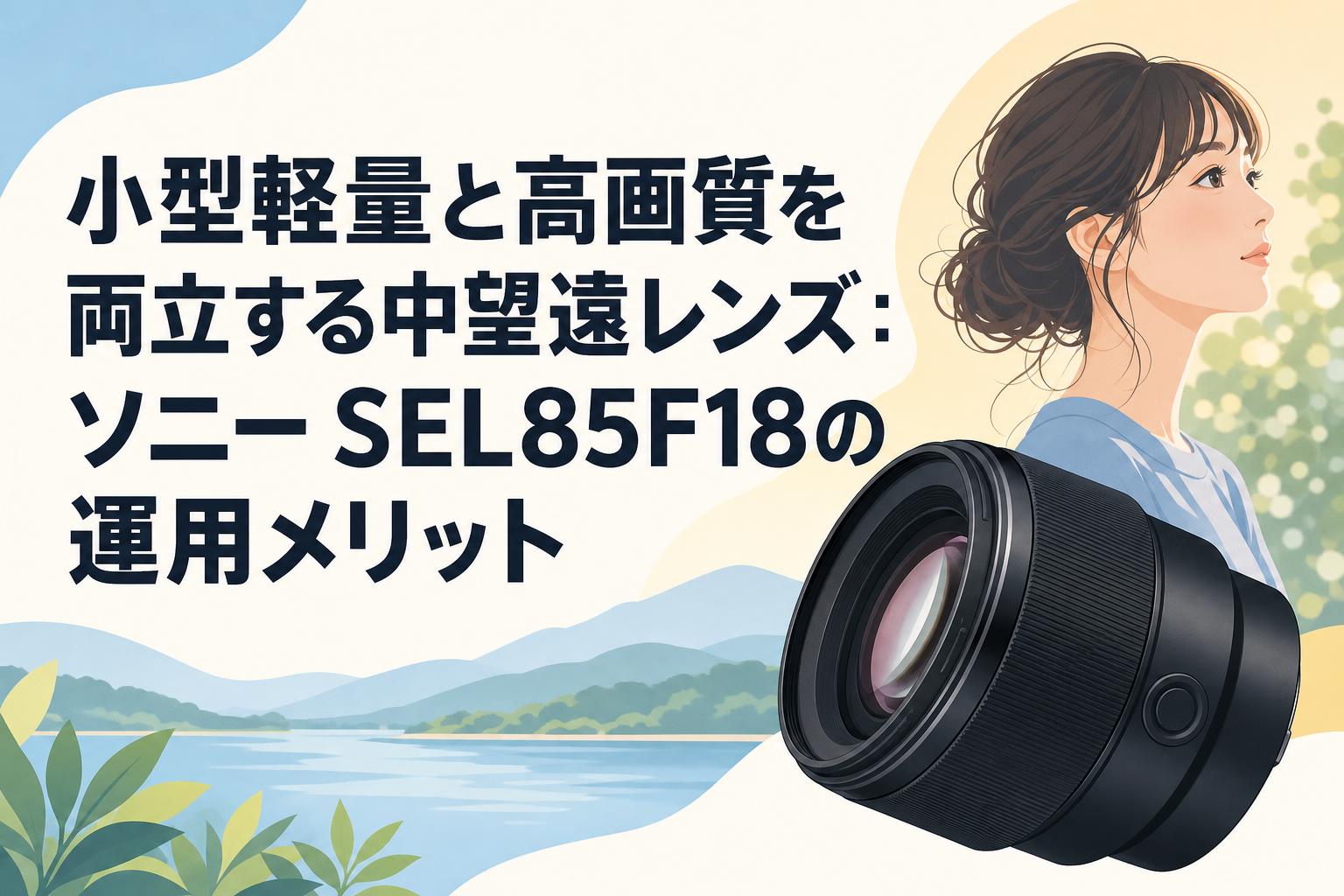 小型軽量と高画質を両立する中望遠レンズ：ソニー SEL85F18の運用メリット