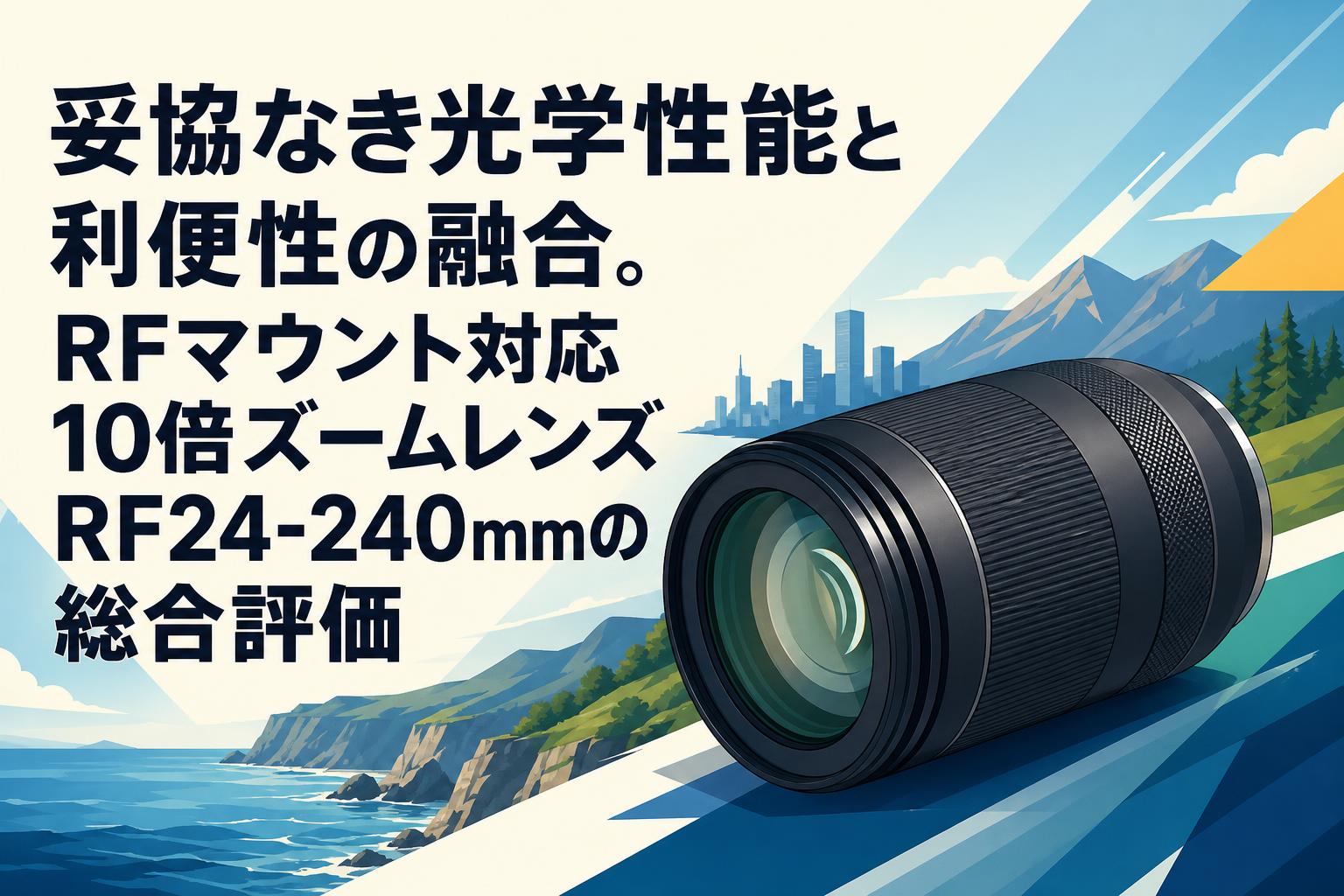 妥協なき光学性能と利便性の融合。RFマウント対応10倍ズームレンズRF24-240mmの総合評価
