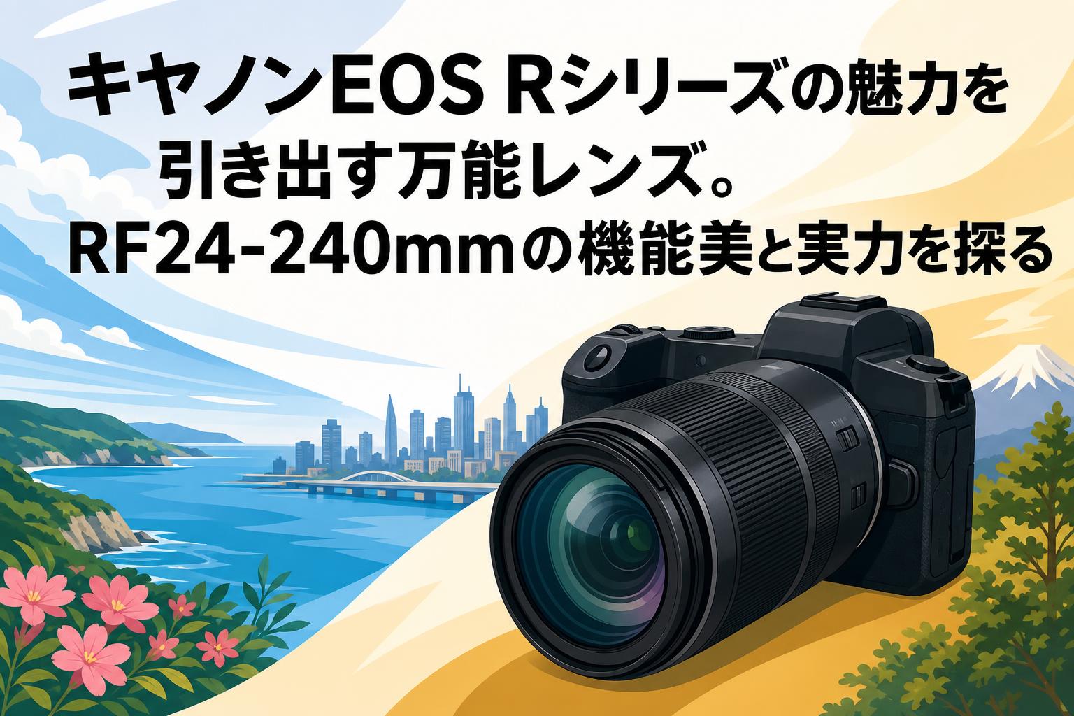 キヤノンEOS Rシリーズの魅力を引き出す万能レンズ。RF24-240mmの機能美と実力を探る
