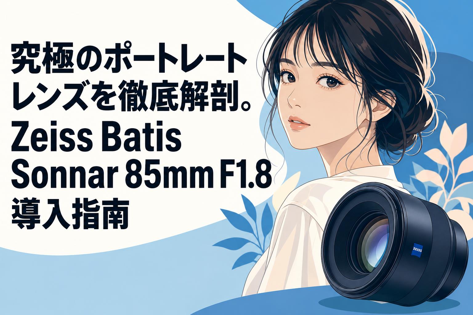 究極のポートレートレンズを徹底解剖。Zeiss Batis Sonnar 85mm F1.8導入指南