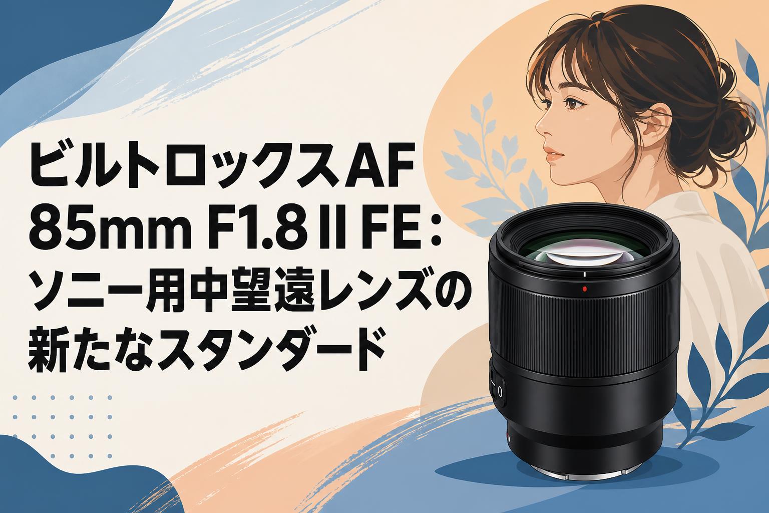 ビルトロックスAF 85mm F1.8 II FE：ソニー用中望遠レンズの新たなスタンダード