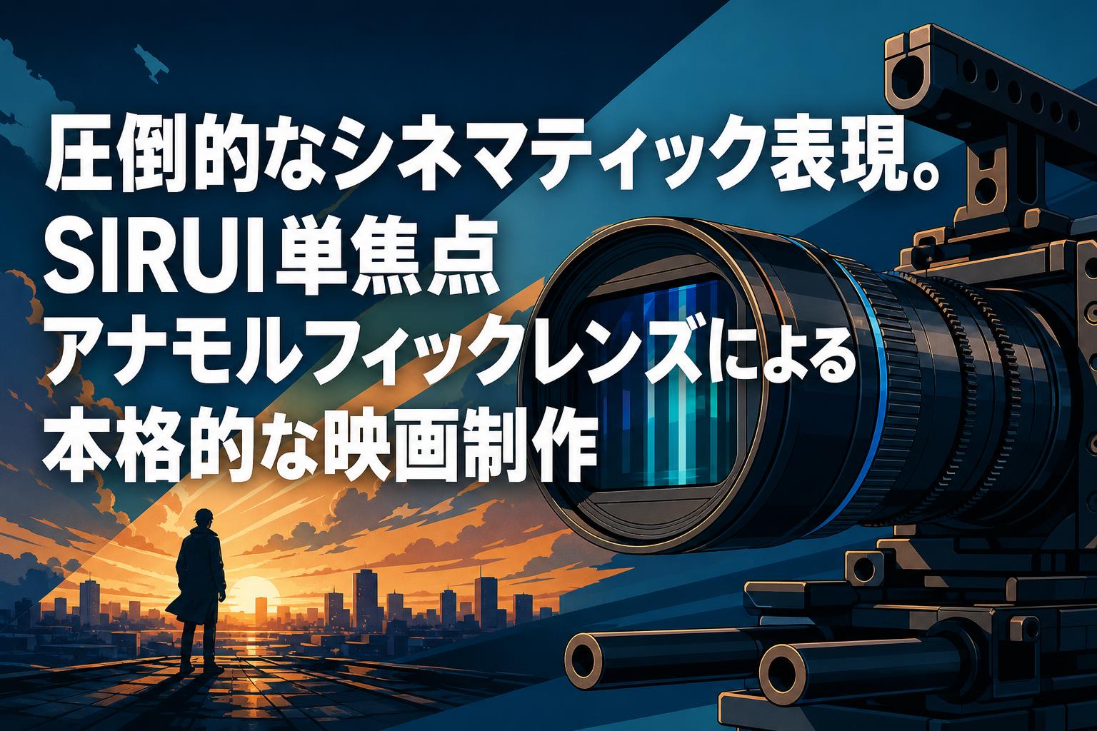 圧倒的なシネマティック表現。SIRUI単焦点アナモルフィックレンズによる本格的な映画制作