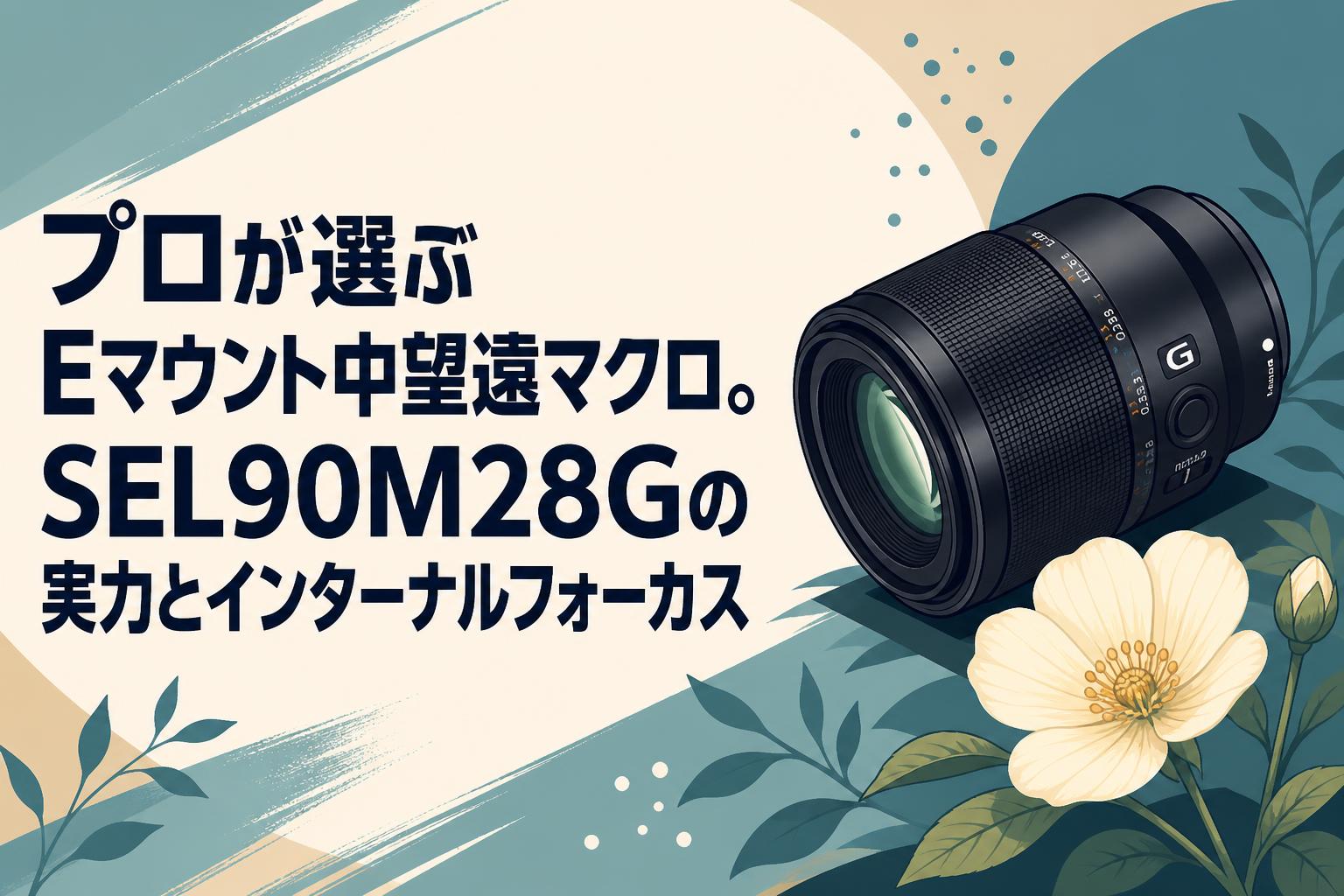 プロが選ぶEマウント中望遠マクロ。SEL90M28Gの実力とインターナルフォーカス