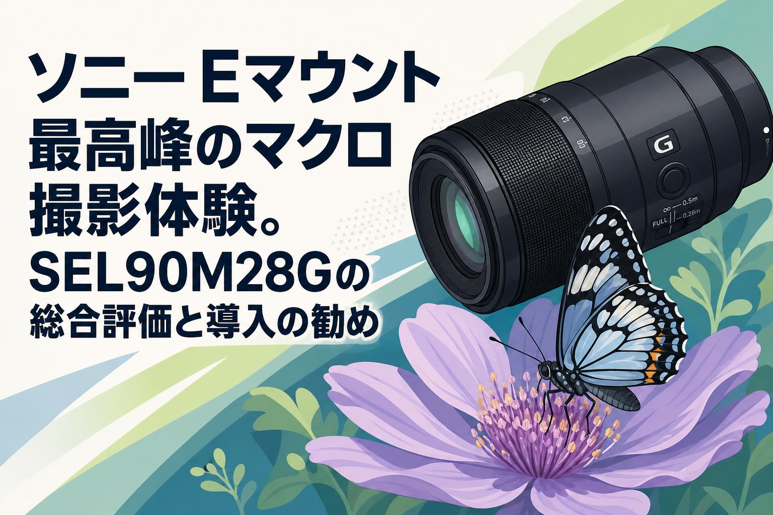 ソニーEマウント最高峰のマクロ撮影体験。SEL90M28Gの総合評価と導入の勧め