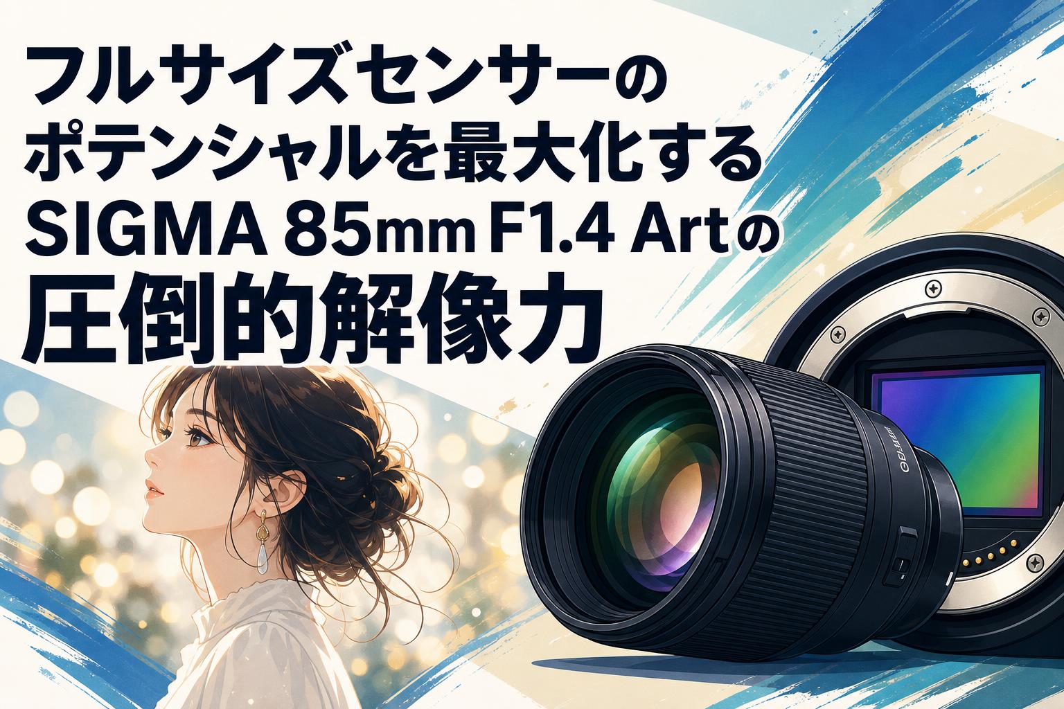 フルサイズセンサーのポテンシャルを最大化するSIGMA 85mm F1.4 Artの圧倒的解像力