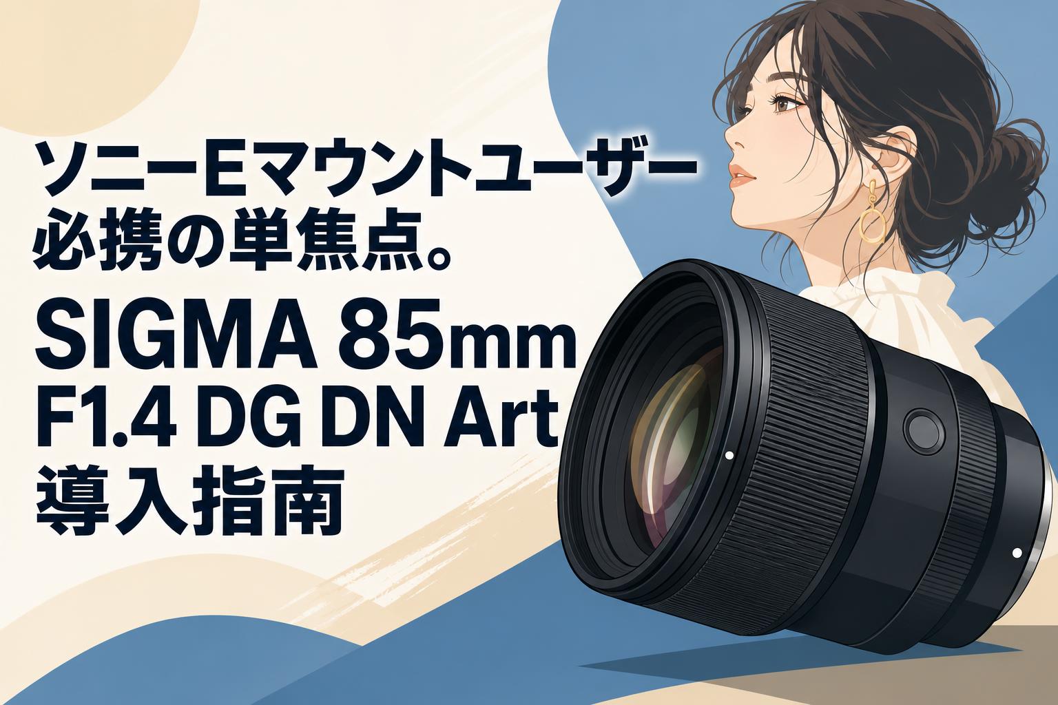 ソニーEマウントユーザー必携の単焦点。SIGMA 85mm F1.4 DG DN Art導入指南