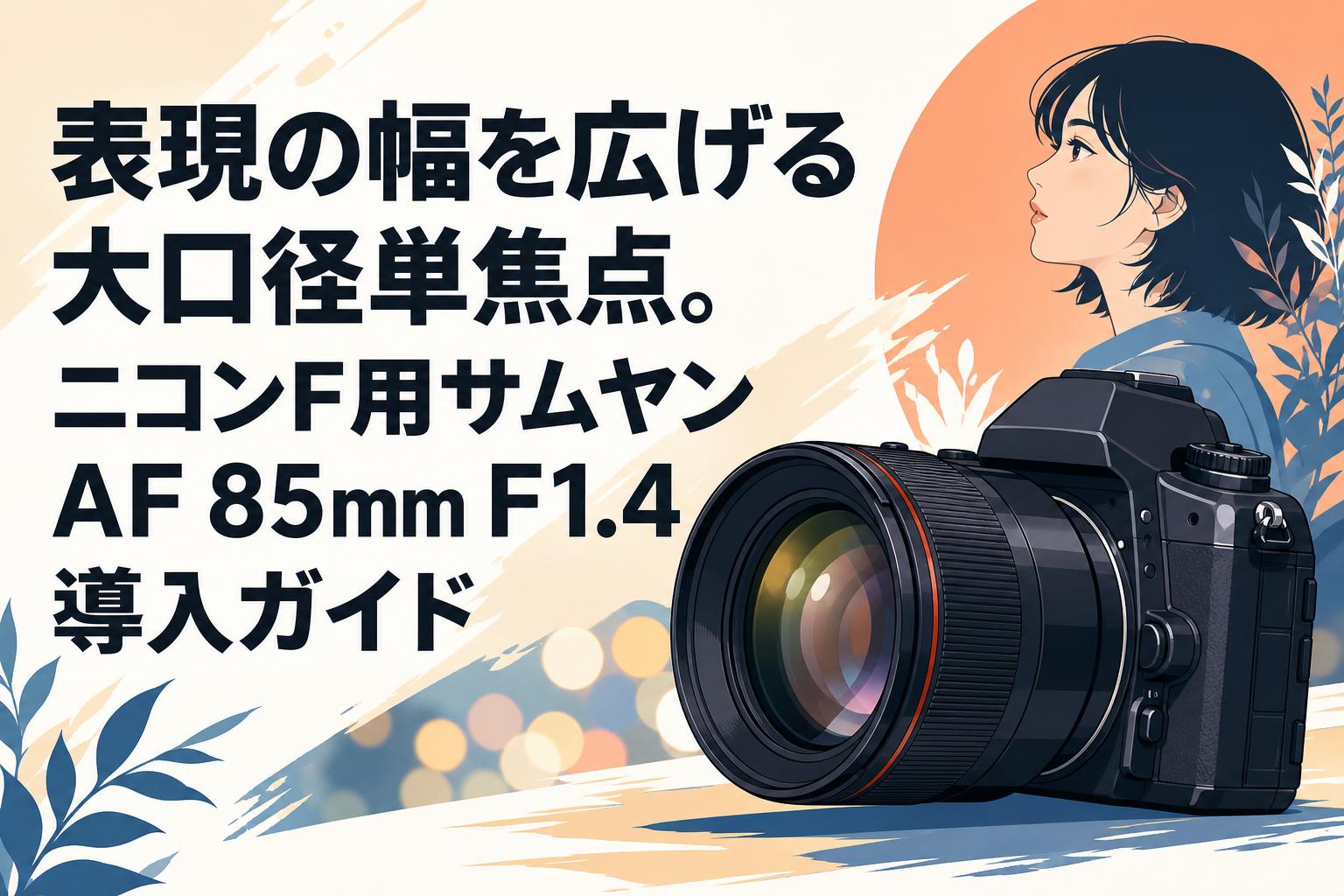 表現の幅を広げる大口径単焦点。ニコンF用サムヤンAF 85mm F1.4導入ガイド