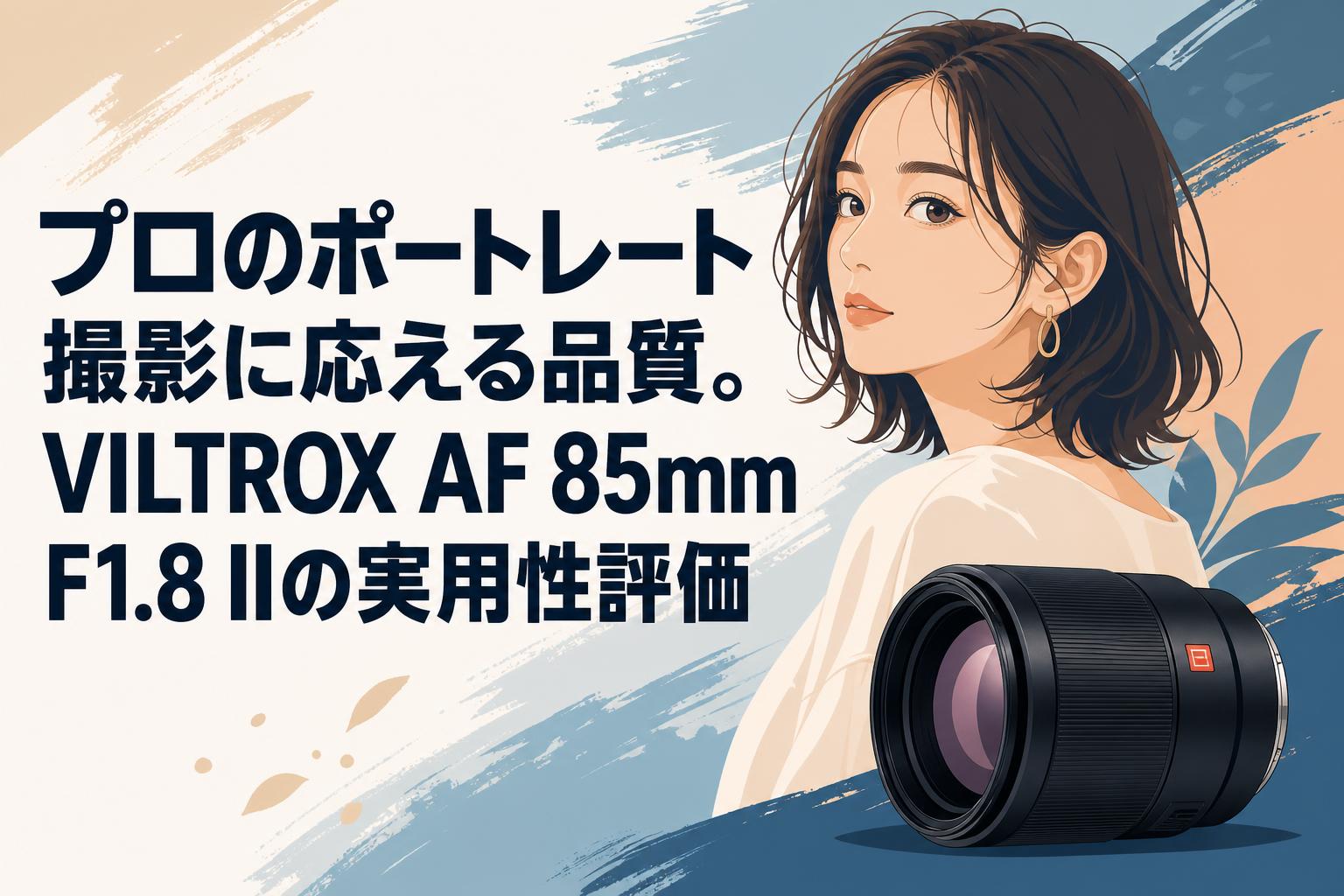 プロのポートレート撮影に応える品質。VILTROX AF 85mm F1.8 IIの実用性評価