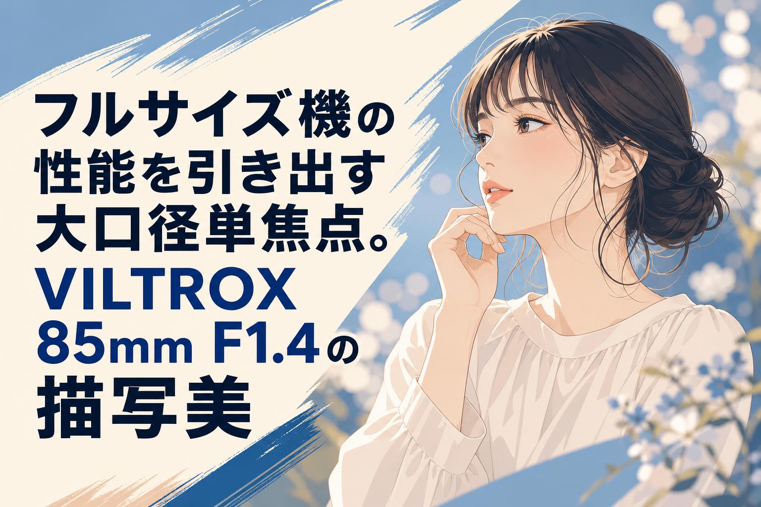 フルサイズ機の性能を引き出す大口径単焦点。VILTROX 85mm F1.4の描写美