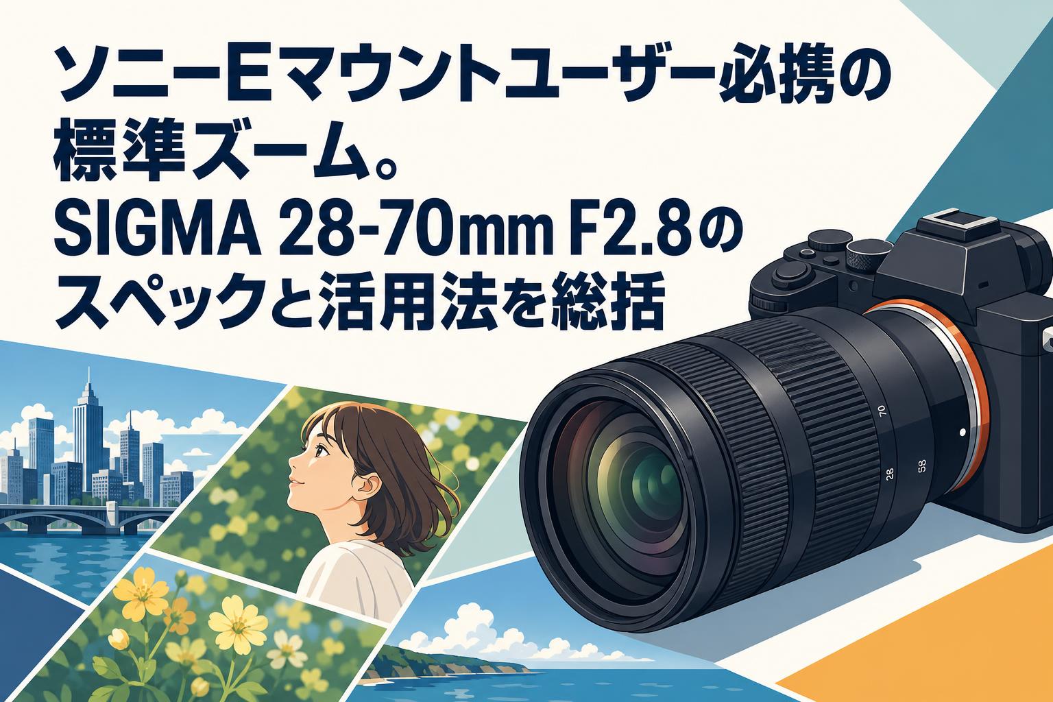 ソニーEマウントユーザー必携の標準ズーム。SIGMA 28-70mm F2.8のスペックと活用法を総括