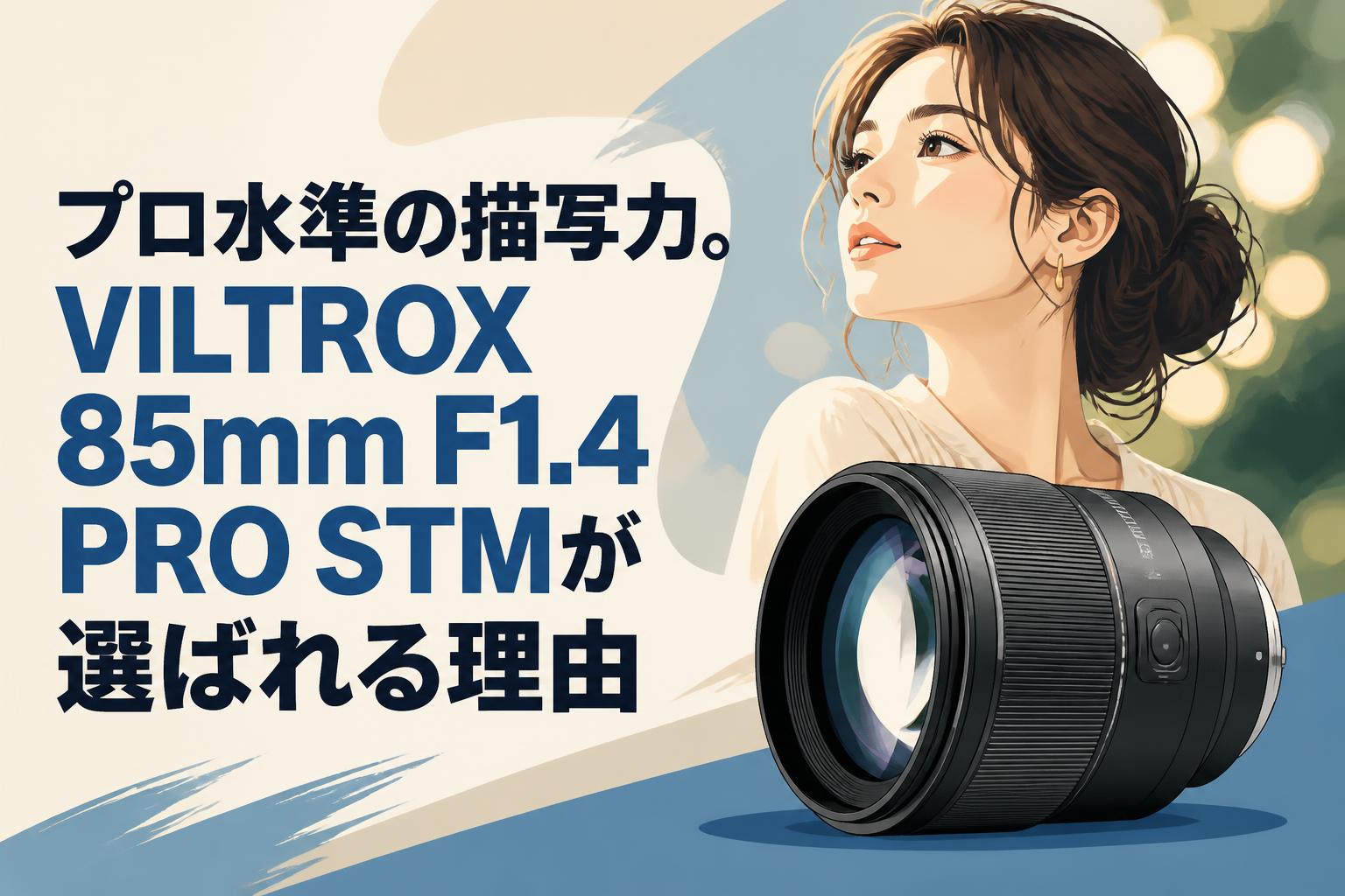プロ水準の描写力。VILTROX 85mm F1.4 PRO STMが選ばれる理由