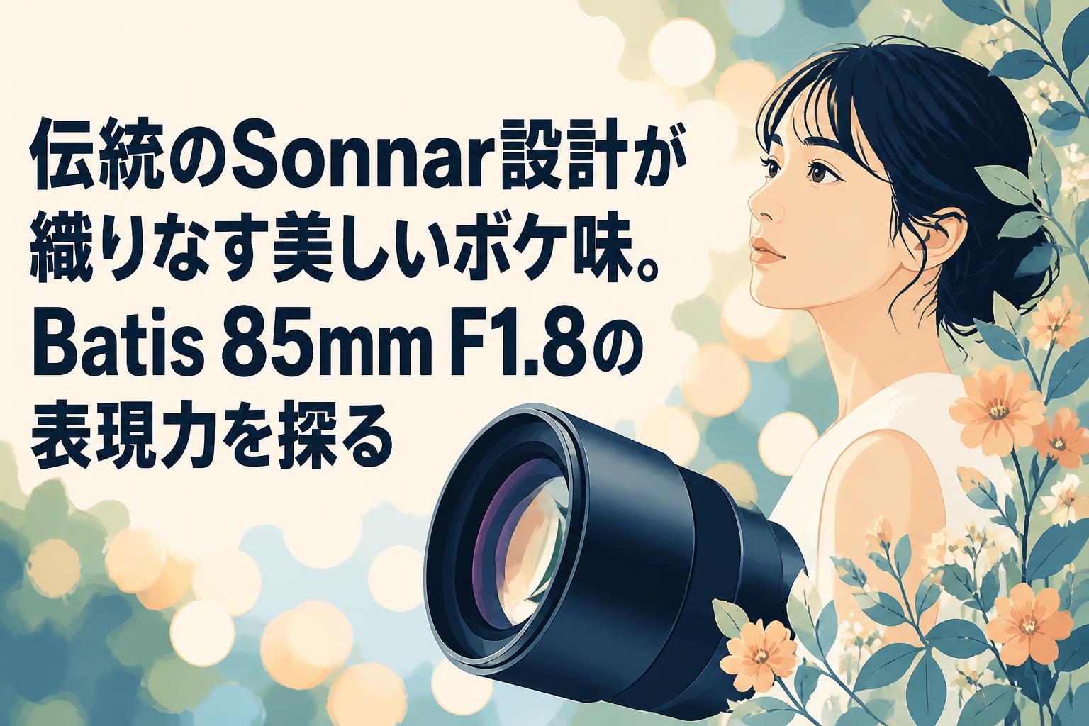 伝統のSonnar設計が織りなす美しいボケ味。Batis 85mm F1.8の表現力を探る