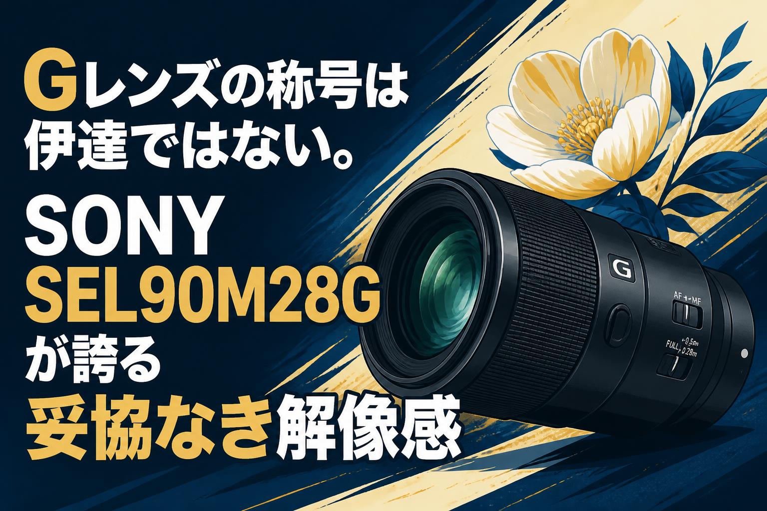 Gレンズの称号は伊達ではない。SONY SEL90M28Gが誇る妥協なき解像感
