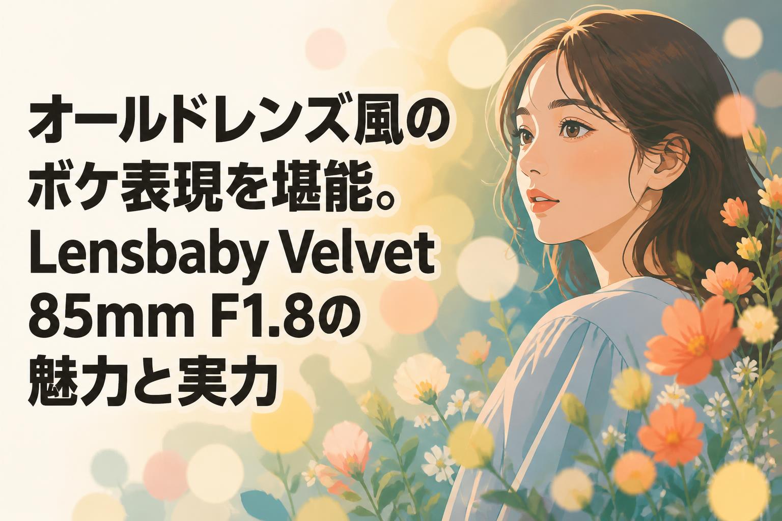 オールドレンズ風のボケ表現を堪能。Lensbaby Velvet 85mm F1.8の魅力と実力