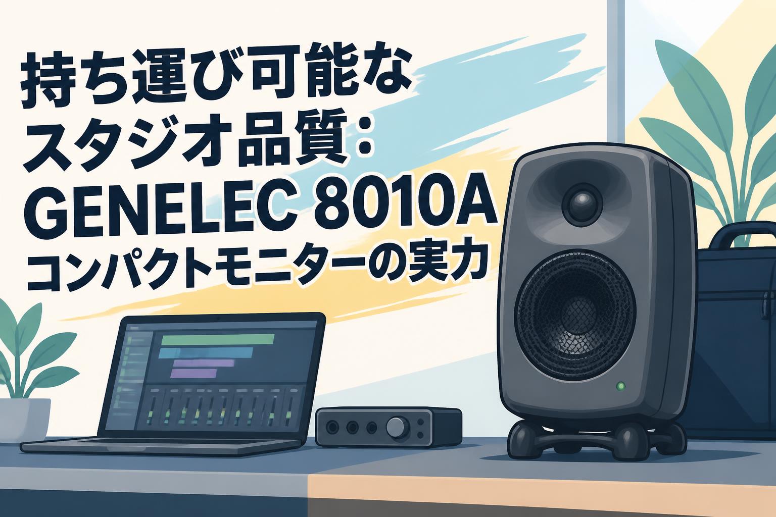 持ち運び可能なスタジオ品質：GENELEC 8010Aコンパクトモニターの実力