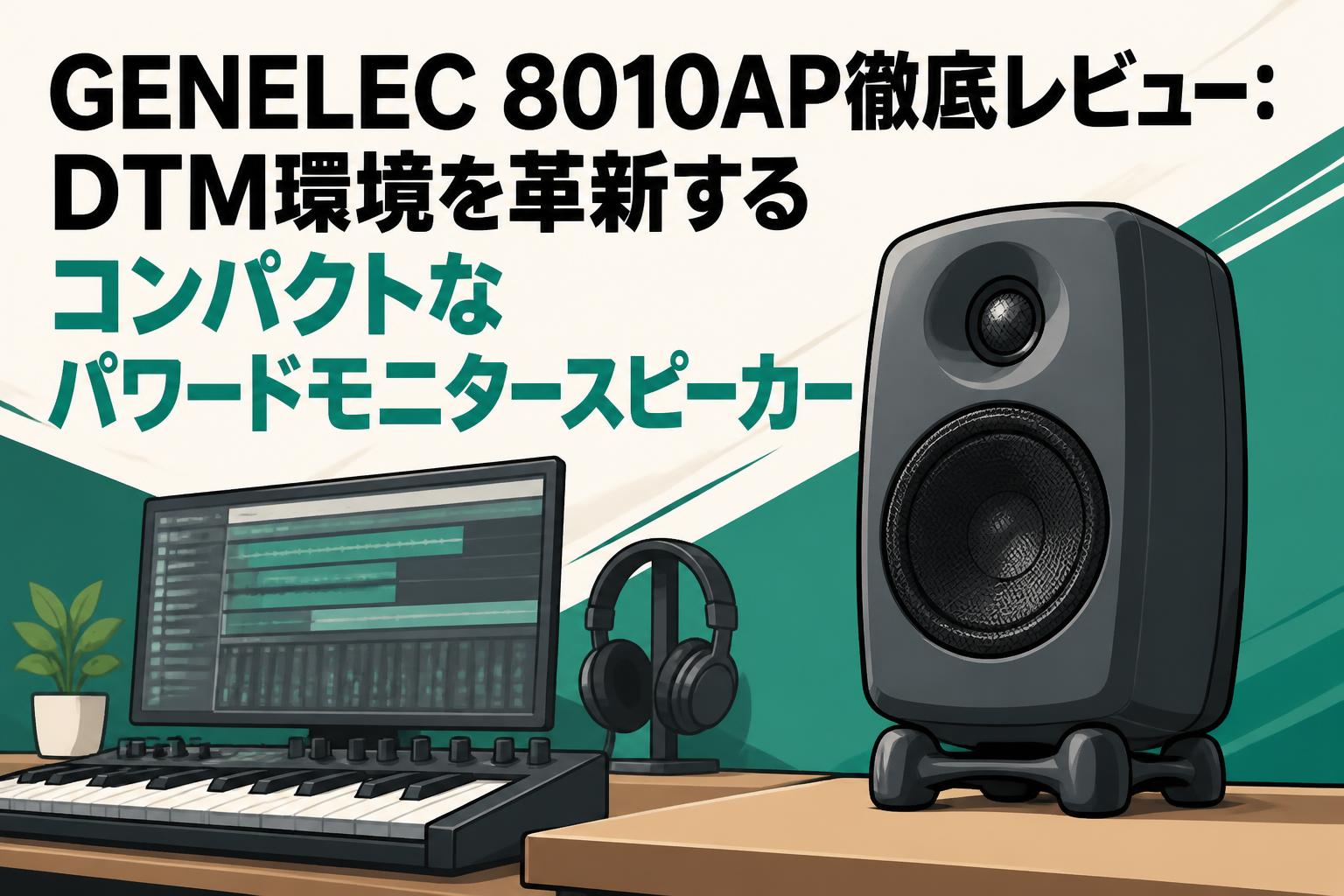 GENELEC 8010AP徹底レビュー：DTM環境を革新するコンパクトなパワードモニタースピーカー