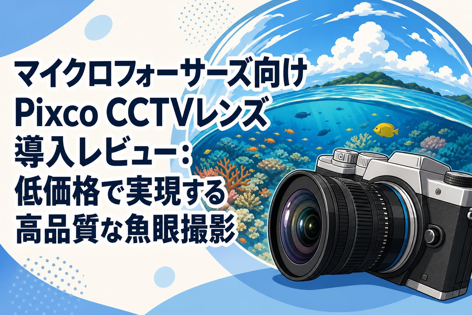 マイクロフォーサーズ向けPixco CCTVレンズ導入レビュー：低価格で実現する高品質な魚眼撮影