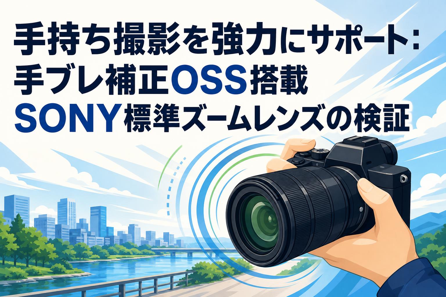 手持ち撮影を強力にサポート：手ブレ補正OSS搭載SONY標準ズームレンズの検証