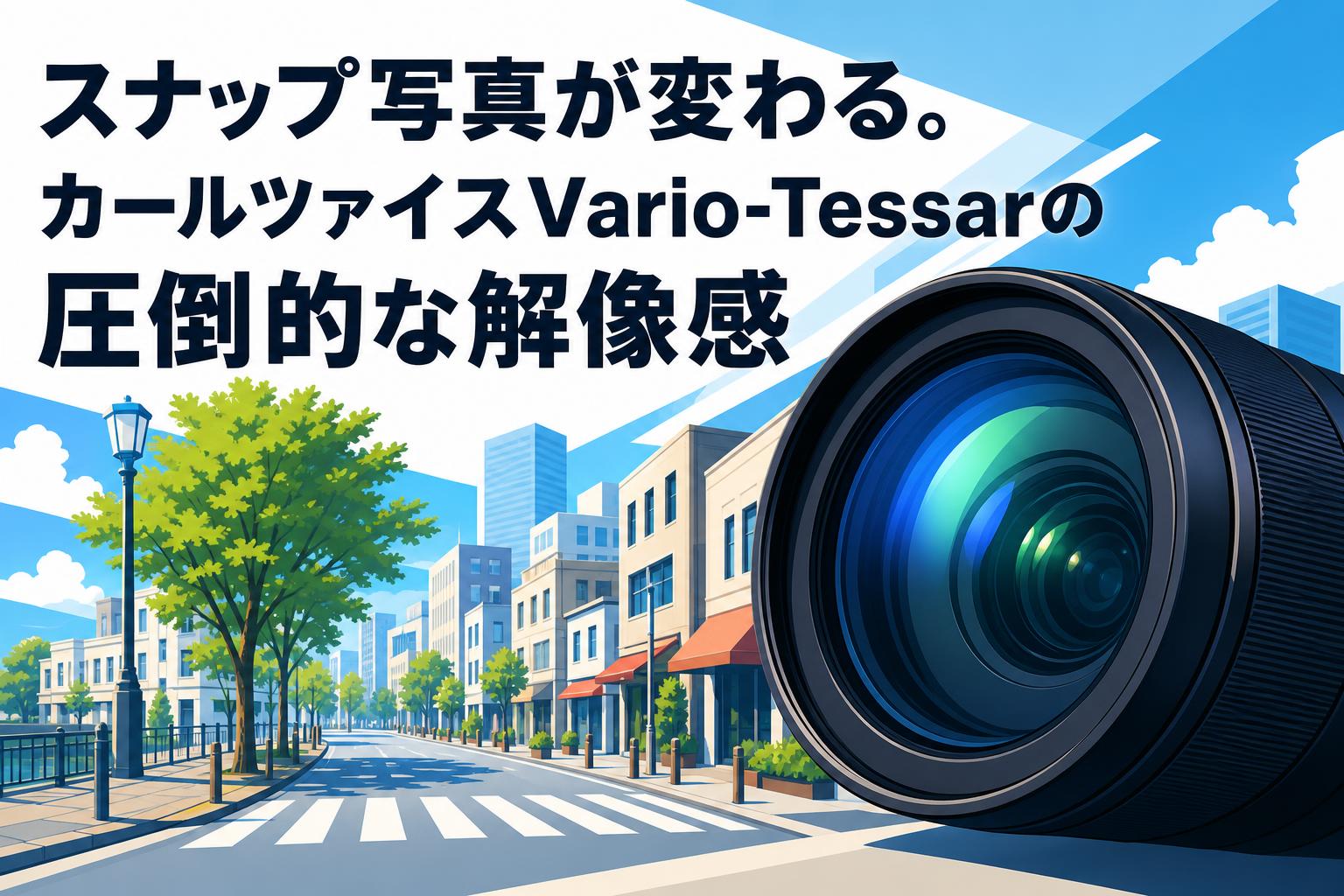 スナップ写真が変わる。カールツァイスVario-Tessarの圧倒的な解像感