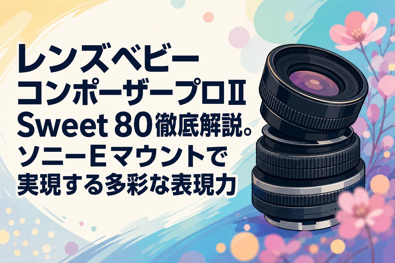 レンズベビー コンポーザープロⅡ Sweet 80徹底解説。ソニーEマウントで実現する多彩な表現力