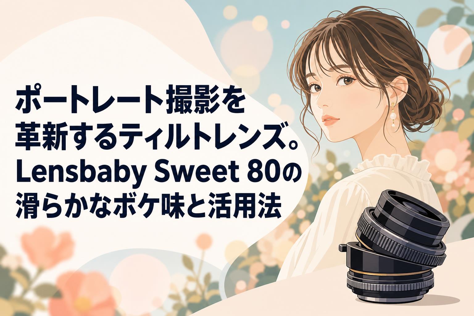 ポートレート撮影を革新するティルトレンズ。Lensbaby Sweet 80の滑らかなボケ味と活用法
