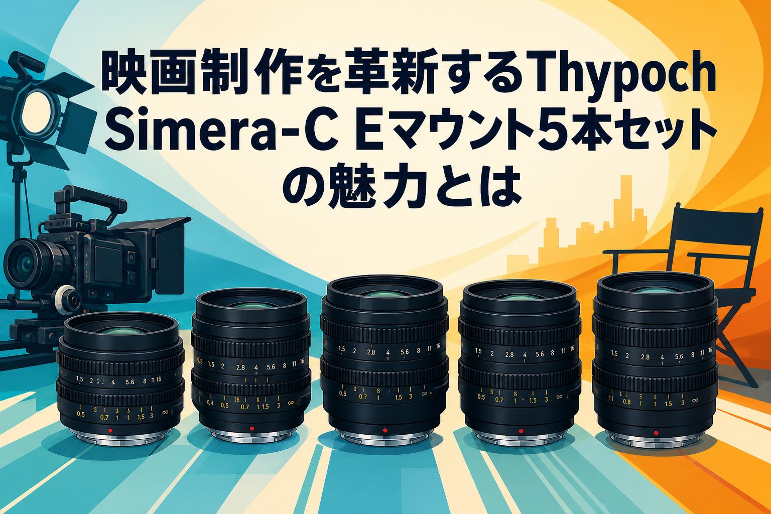 映画制作を革新するThypoch Simera-C Eマウント5本セットの魅力とは