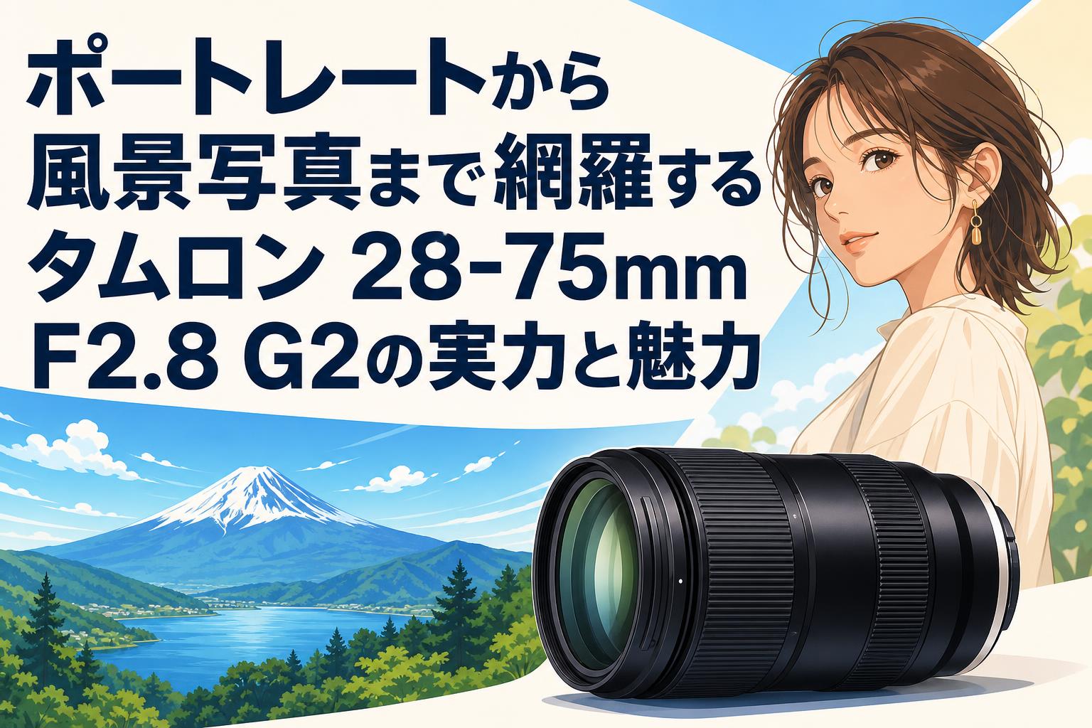 ポートレートから風景写真まで網羅するタムロン 28-75mm F2.8 G2の実力と魅力