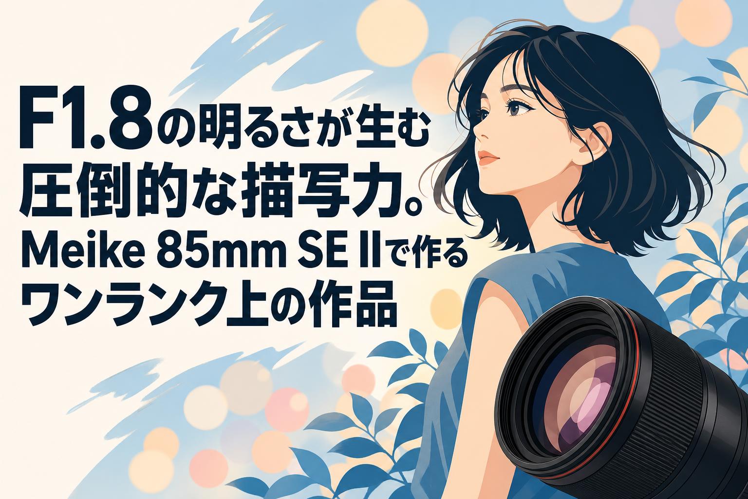 F1.8の明るさが生む圧倒的な描写力。Meike 85mm SE IIで作るワンランク上の作品