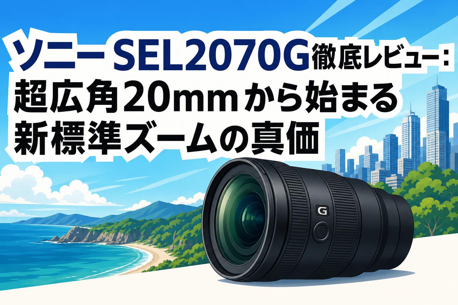ソニー SEL2070G徹底レビュー：超広角20mmから始まる新標準ズームの真価