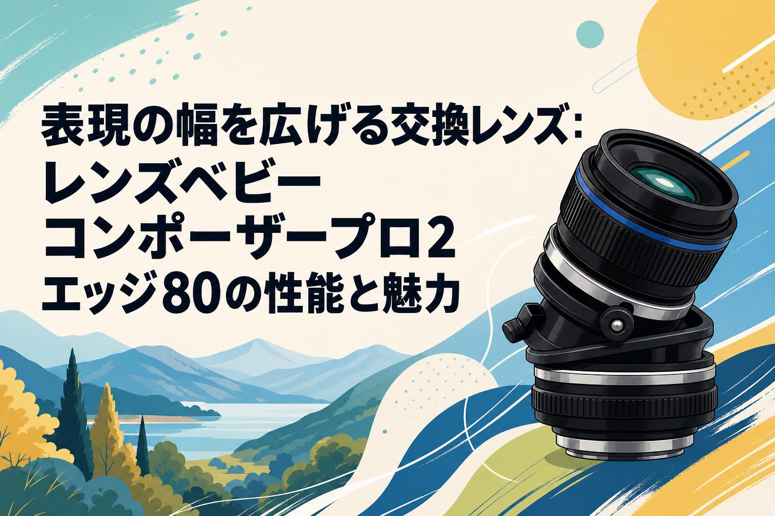 表現の幅を広げる交換レンズ：レンズベビー コンポーザープロ2 エッジ80の性能と魅力