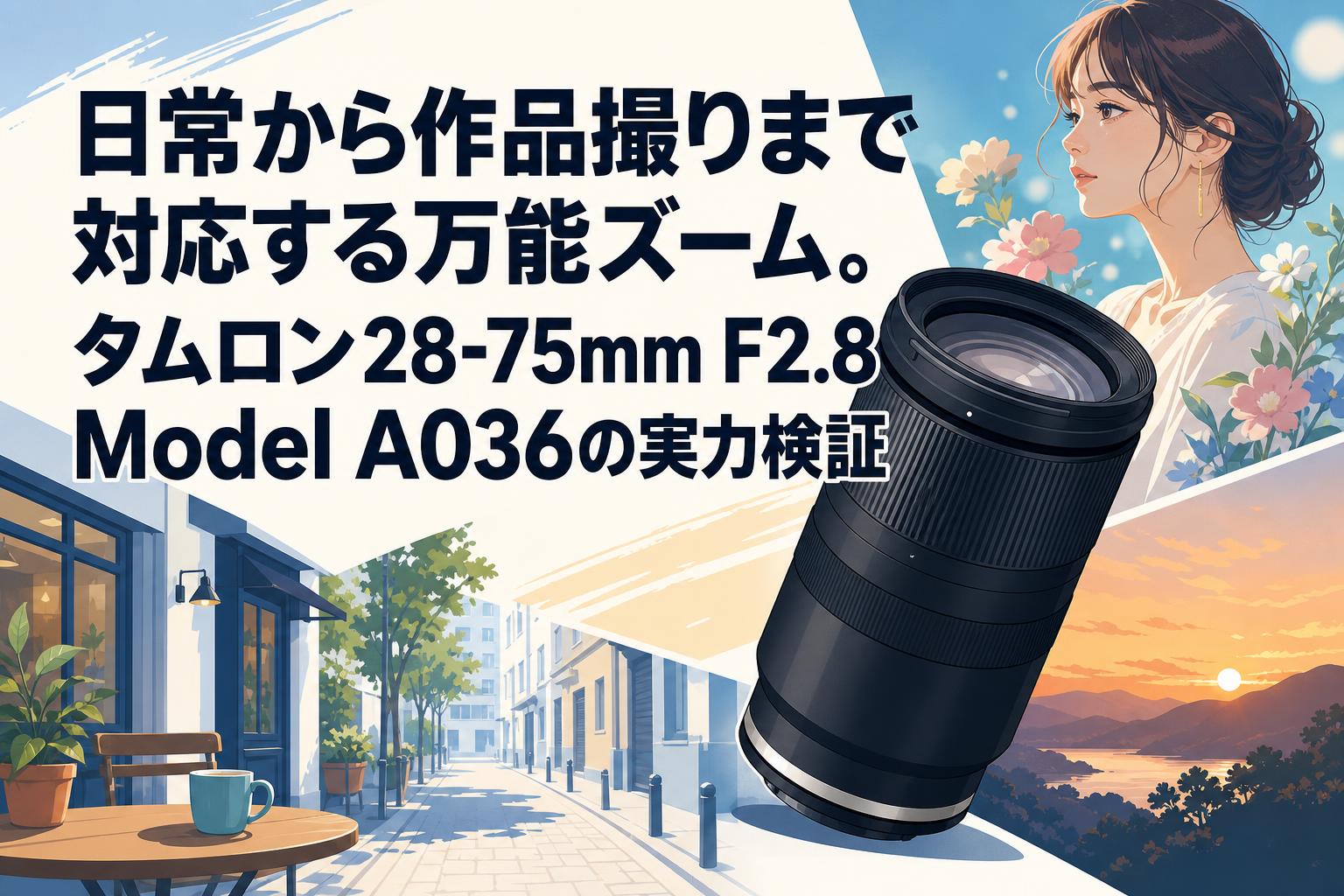 日常から作品撮りまで対応する万能ズーム。タムロン28-75mm F2.8 Model A036の実力検証