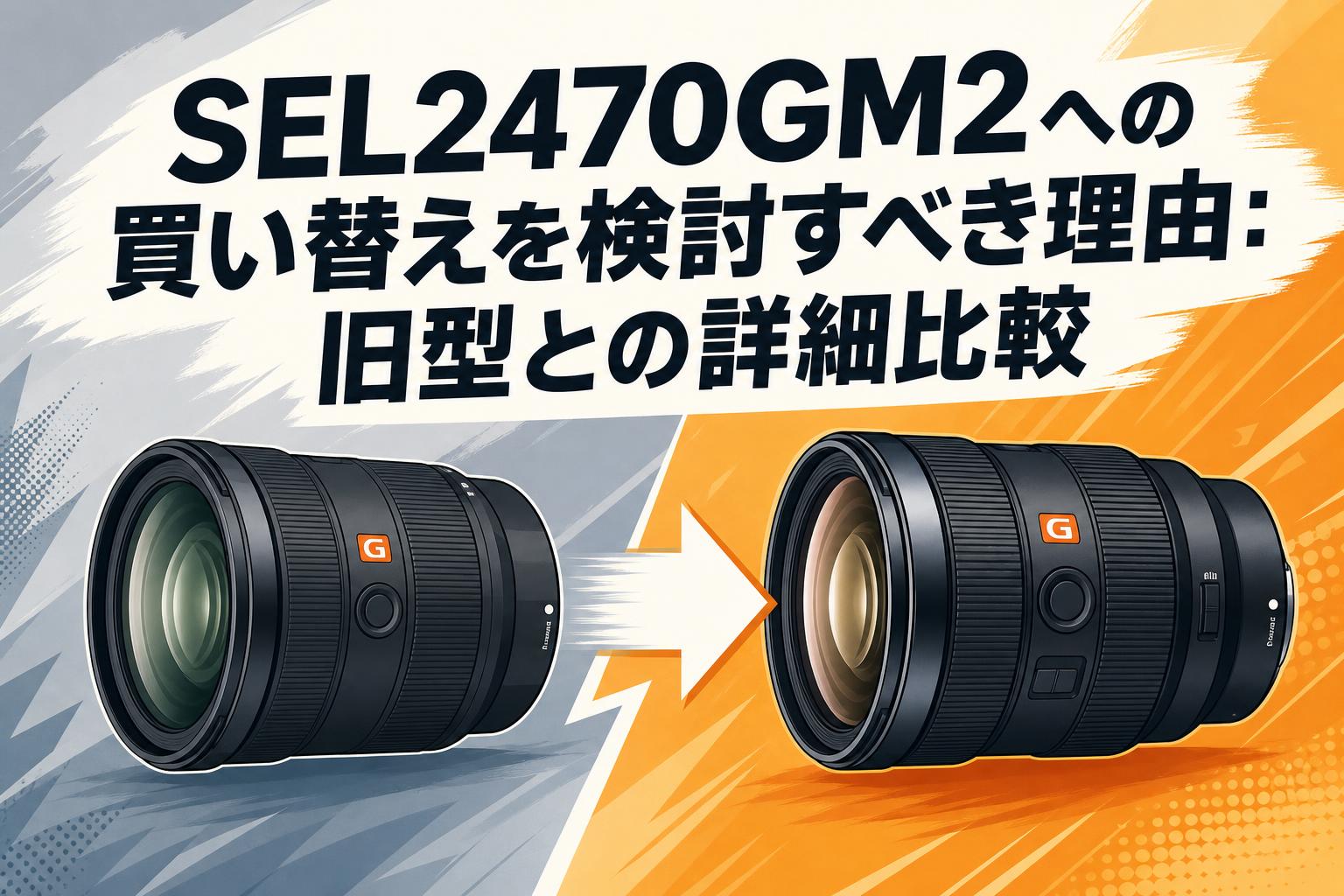 SEL2470GM2への買い替えを検討すべき理由：旧型との詳細比較