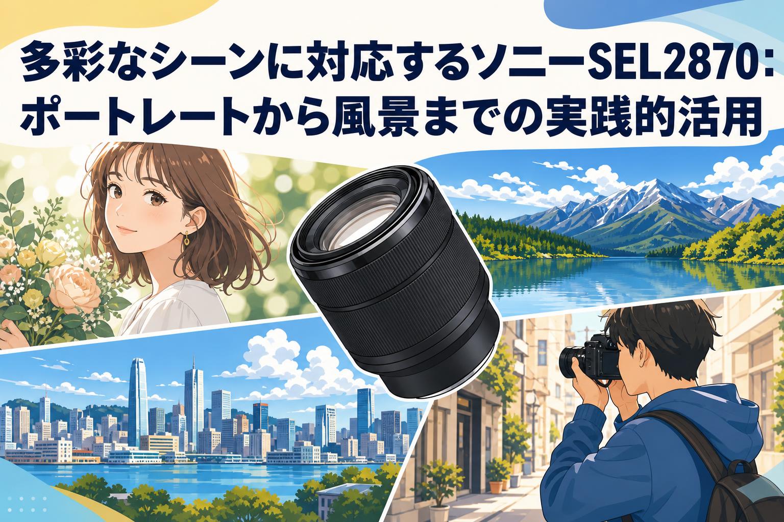 多彩なシーンに対応するソニーSEL2870：ポートレートから風景までの実践的活用