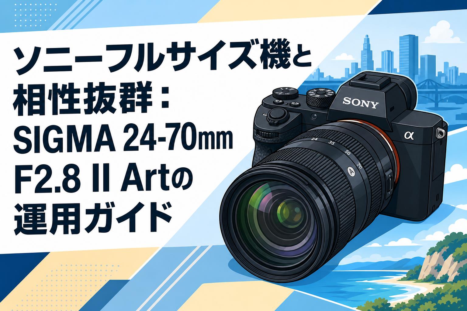 ソニーフルサイズ機と相性抜群：SIGMA 24-70mm F2.8 II Artの運用ガイド