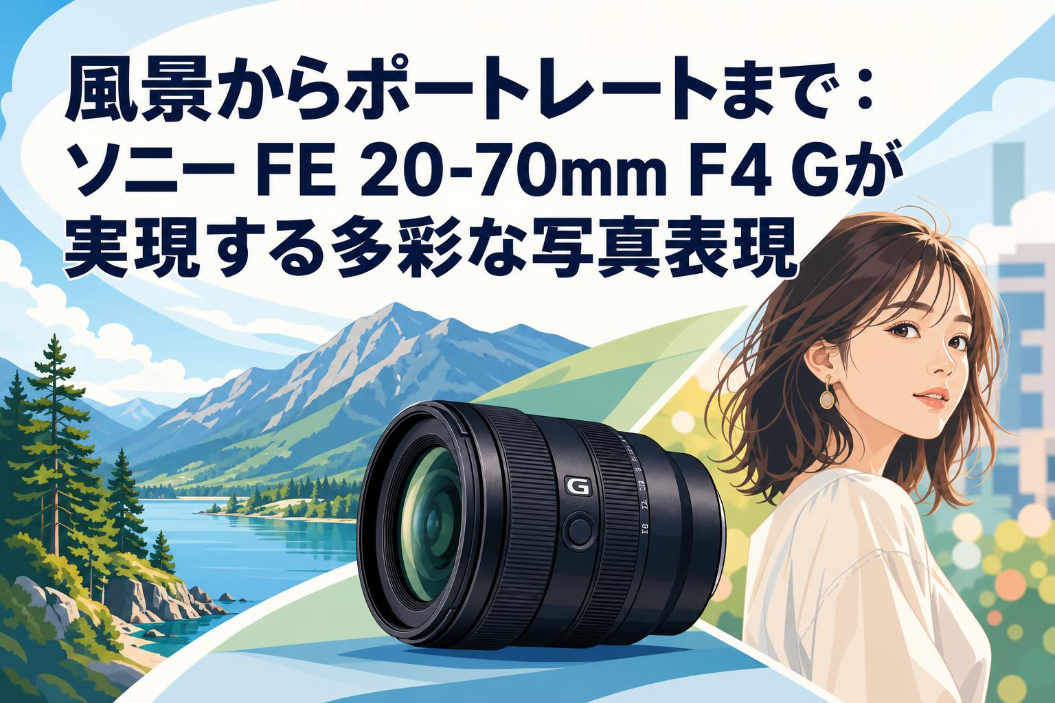 風景からポートレートまで：ソニー FE 20-70mm F4 Gが実現する多彩な写真表現