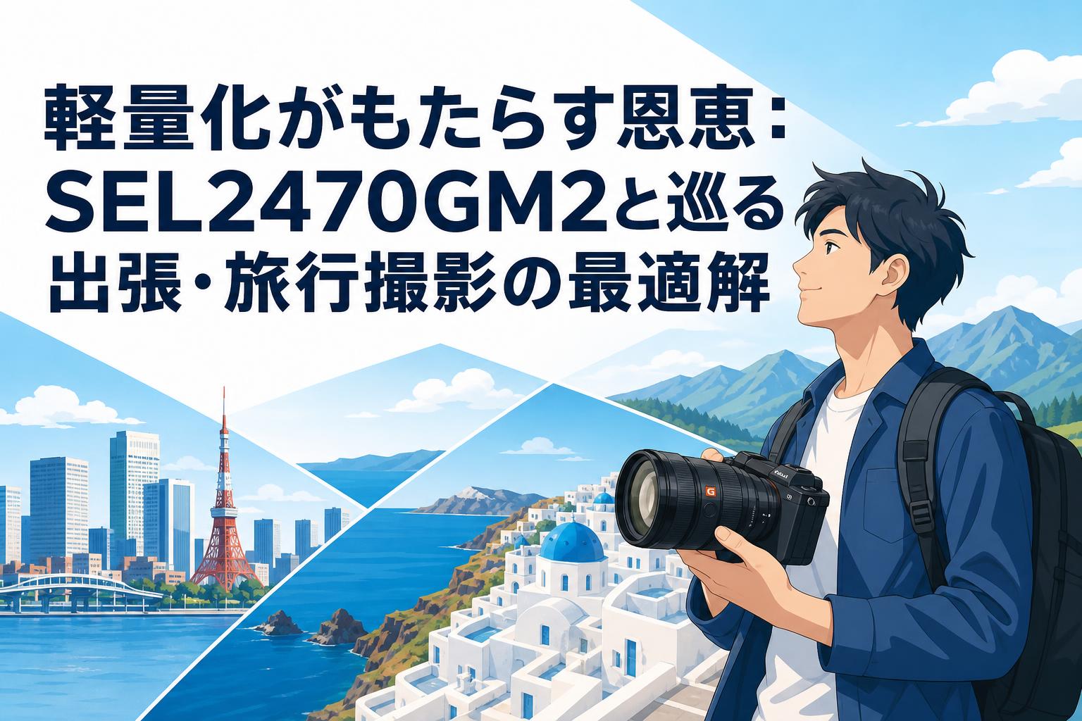 軽量化がもたらす恩恵：SEL2470GM2と巡る出張・旅行撮影の最適解
