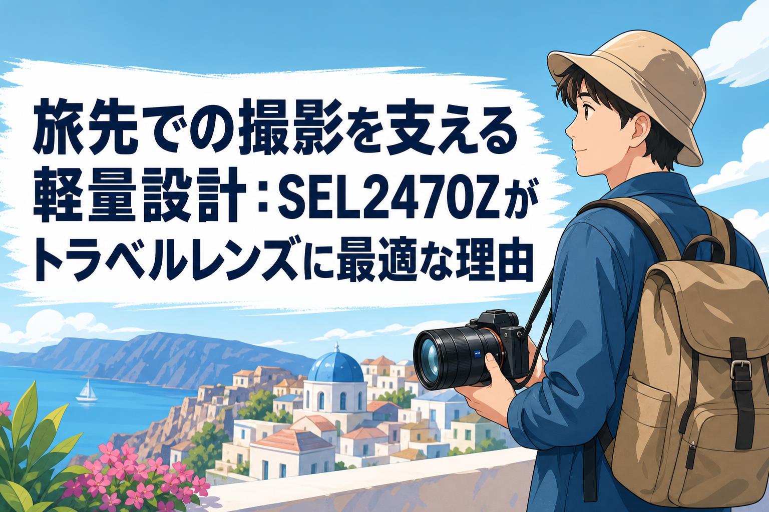 旅先での撮影を支える軽量設計：SEL2470Zがトラベルレンズに最適な理由