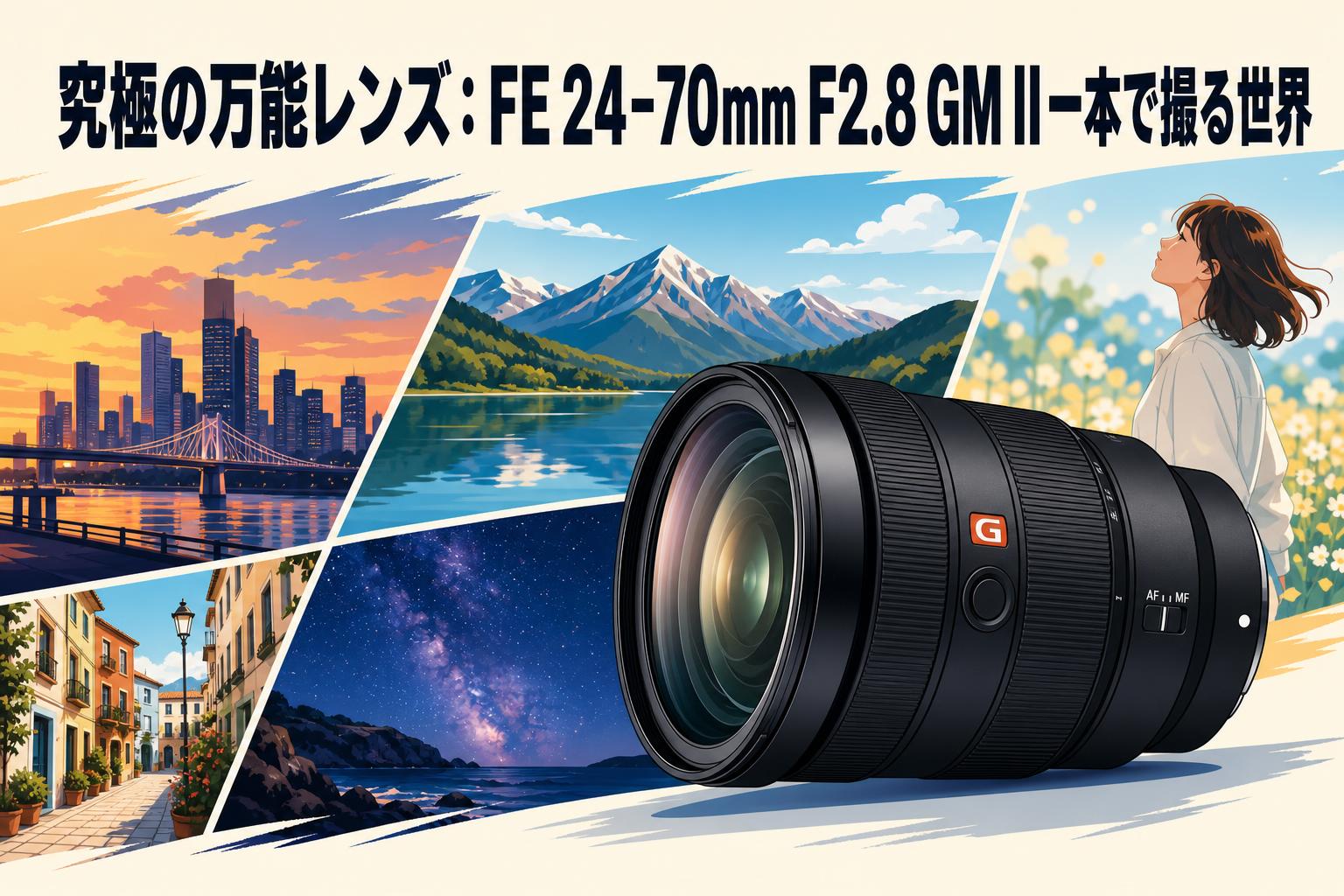 究極の万能レンズ：FE 24-70mm F2.8 GM II一本で撮る世界