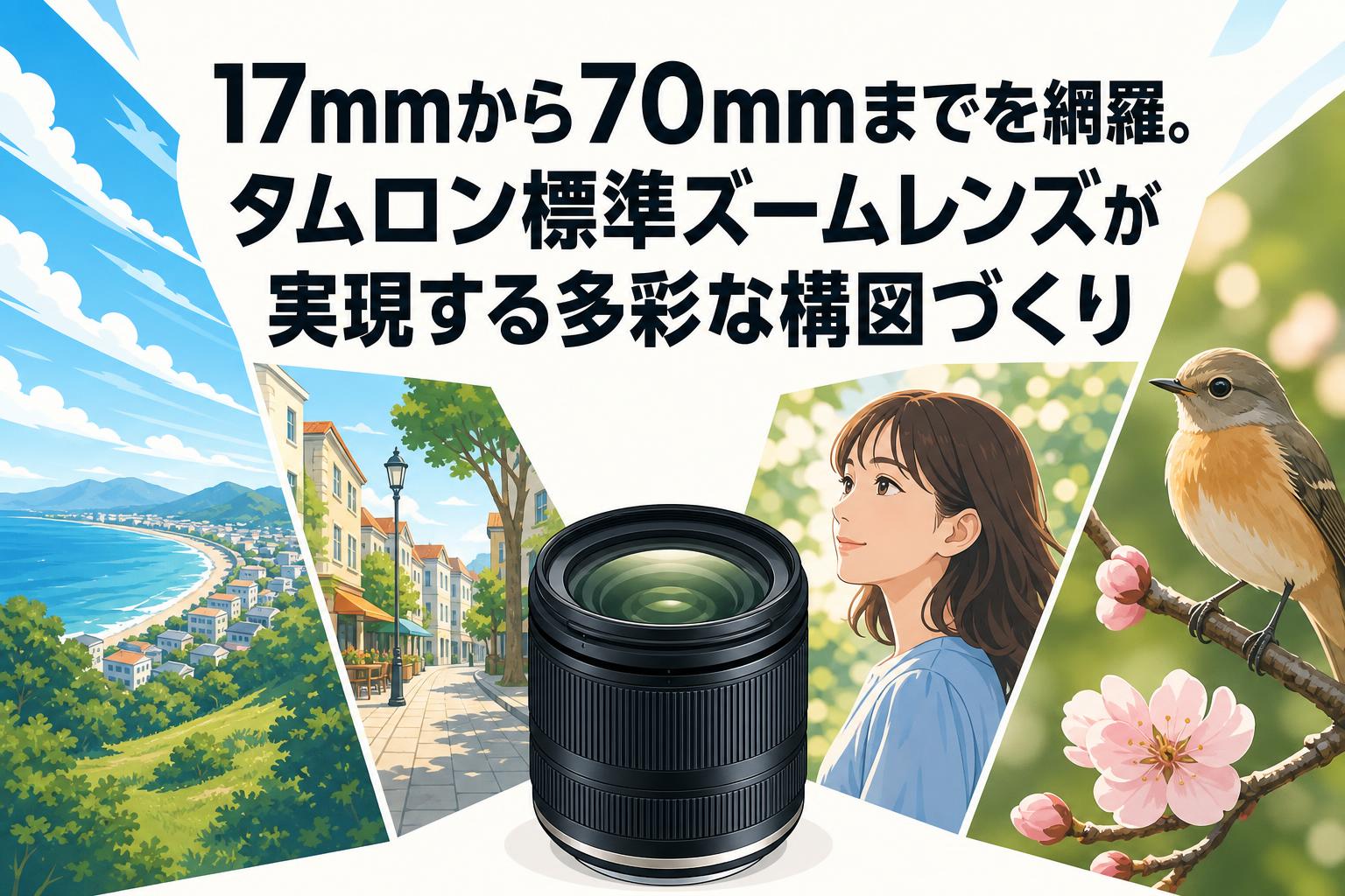 17mmから70mmまでを網羅。タムロン標準ズームレンズが実現する多彩な構図づくり