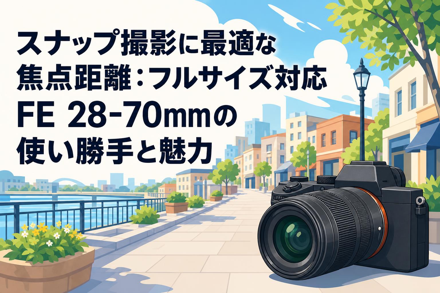 スナップ撮影に最適な焦点距離：フルサイズ対応FE 28-70mmの使い勝手と魅力